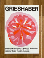 Hap Grieshaber Kunstposter – 21.3"×30.3" (54×77cm)