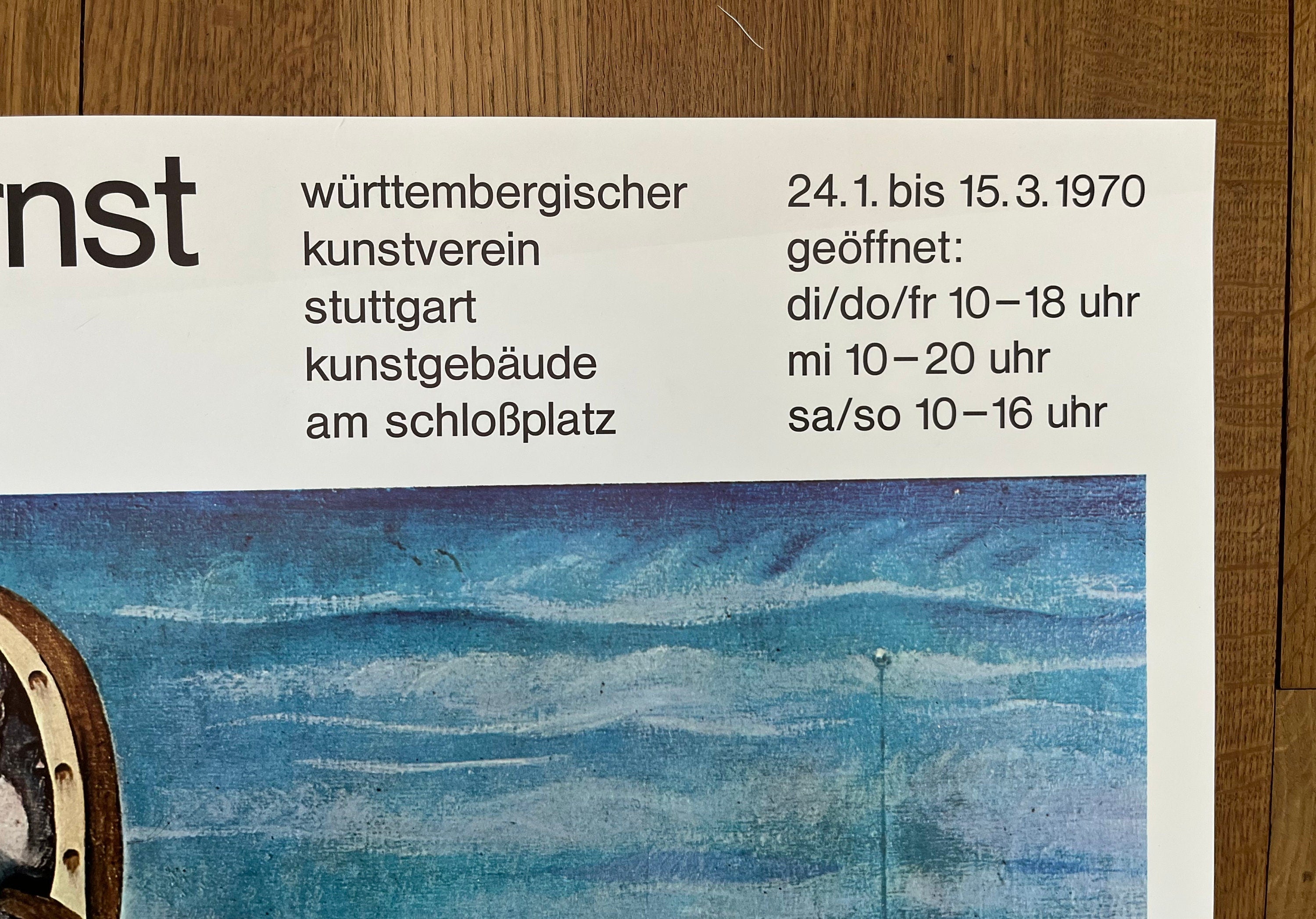 Max Ernst Kunstposter – 59.5×84cm (23.4"×33.1")