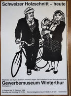 Heinz Keller art exhibition poster - 35.4"×50.4" (90×128cm)