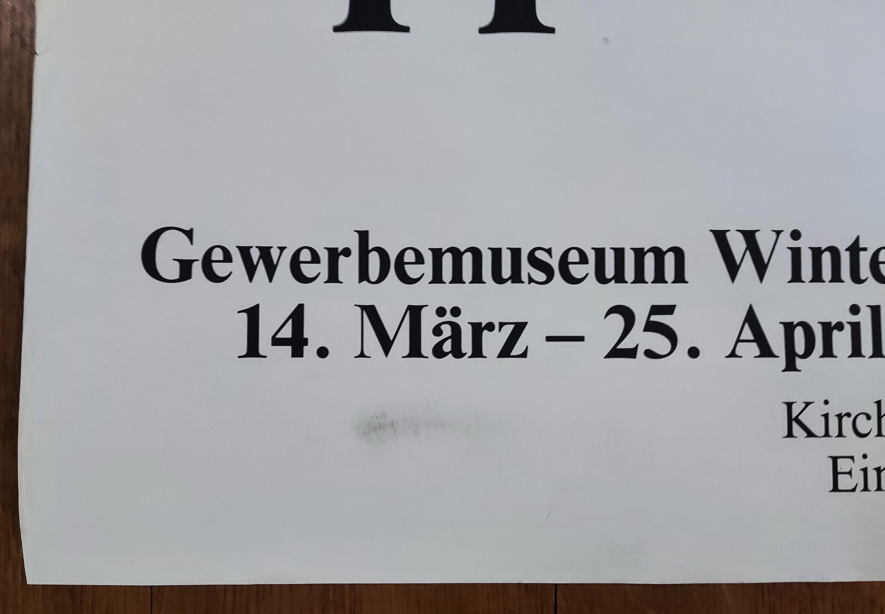Ausstellungsposter "Volkskunst aus dem Appenzellerland" - 35.6"×50.4" (90.5×128cm)
