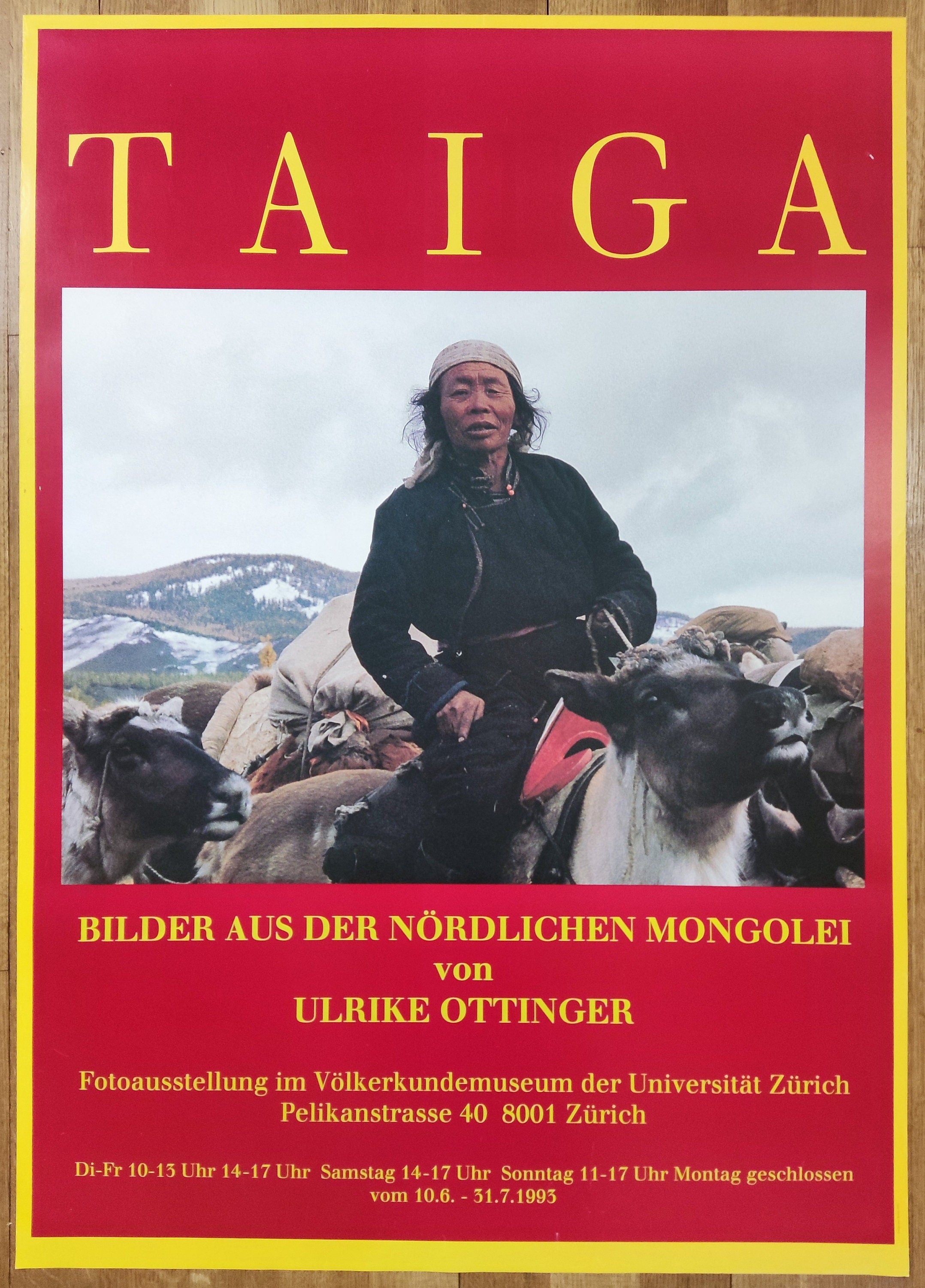 Ulrike Ottinger photography exhibition poster - 33.1"×46.9" (84×119cm)