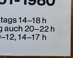 Heinz Keller art exhibition poster - 35.8"×50.4" (91×128cm)