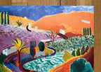 David Hockney vintage art poster used - 24.0"×36.2" (61×92cm)