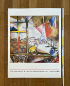 Chagall Guggenheim Museum Kunstausstellungsplakat – 22.0"×28.5" (56×72.5cm)