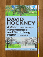 David Hockney art exhibition poster - 23.4"×33.1" (59.5×84cm)