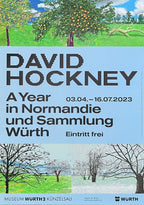 David Hockney art exhibition poster - 23.4"×33.1" (59.5×84cm)