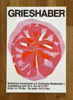 Hap Grieshaber Kunstposter – 21.3"×30.3" (54×77cm)
