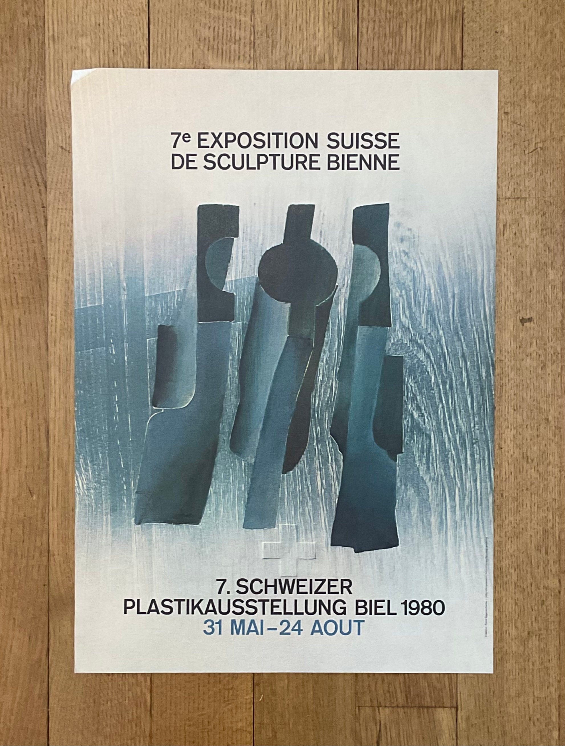 Franz Eggenschwiler original art poster - 13.8"×19.7" (35×50cm)