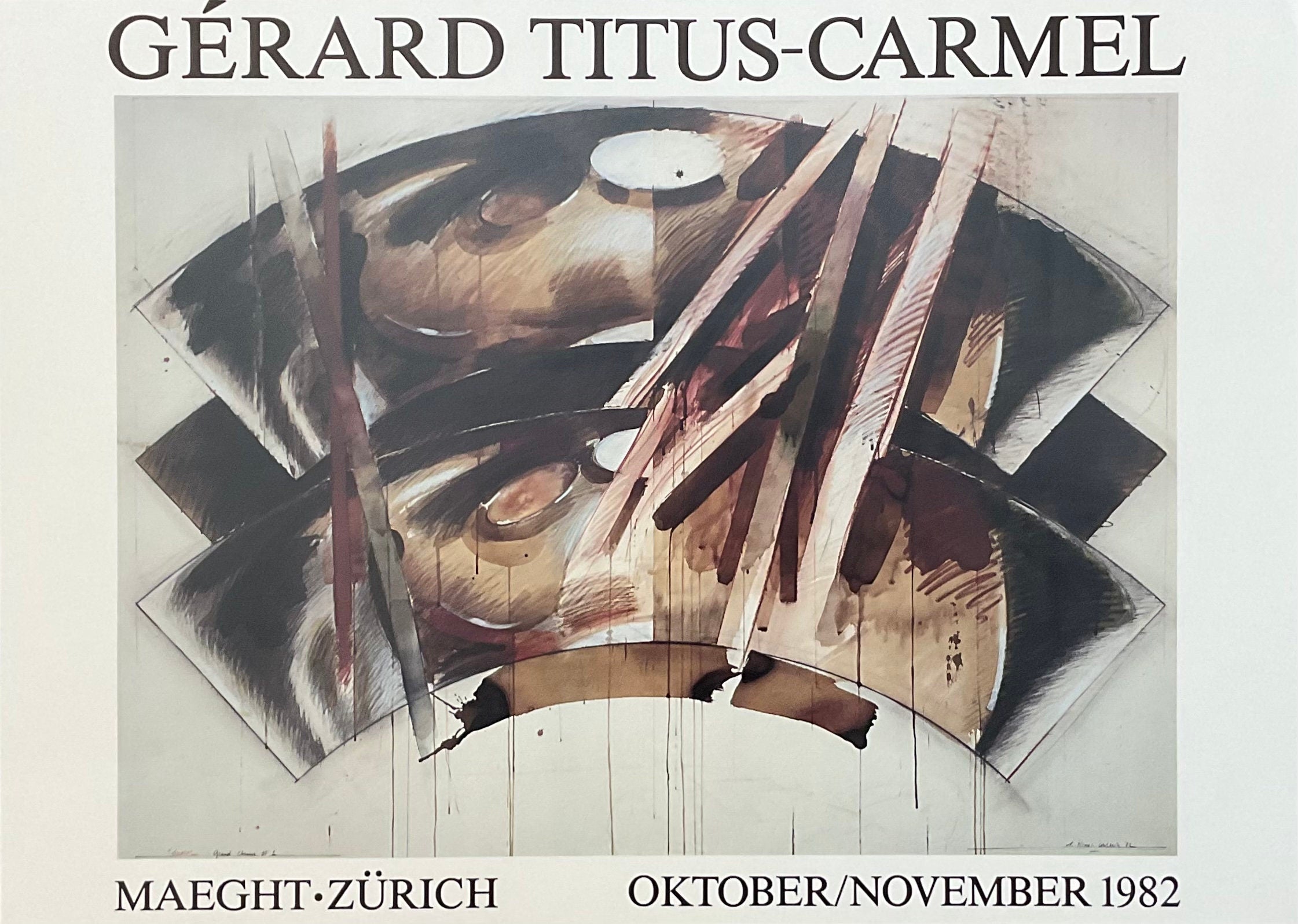 Gérard Titus-Carmel art poster - 13.0"×18.1" (33×46cm)