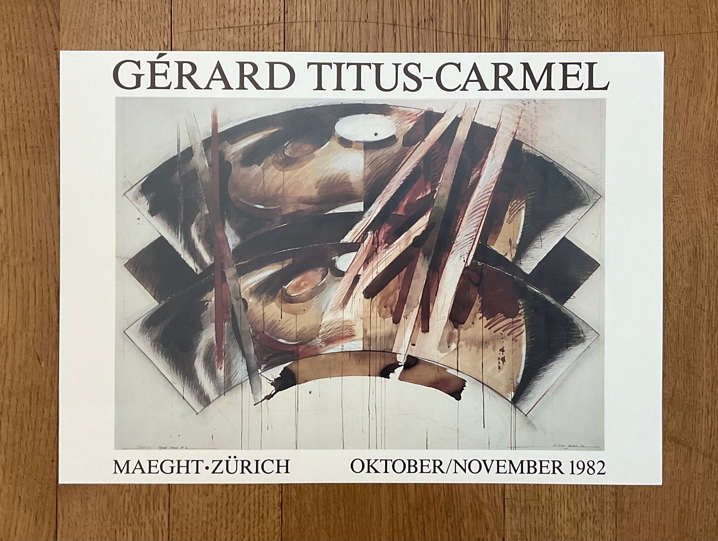 Gérard Titus-Carmel art poster - 13.0"×18.1" (33×46cm)