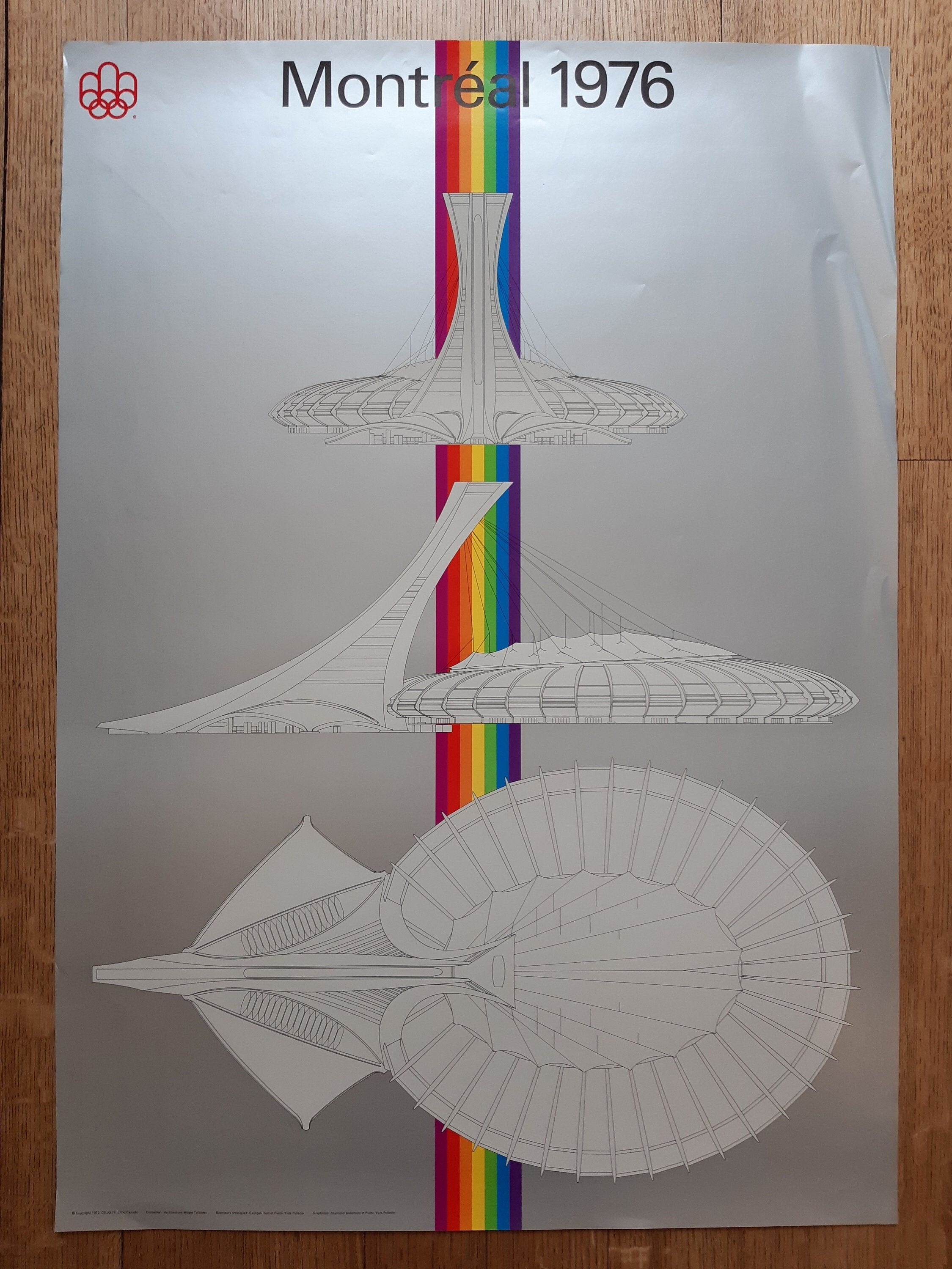 Montreal 76 Original Kunstplakat - 23.4"×33.1" (59.4×84cm)