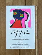 Karel Appel Original Kunstausstellung Plakat - 15.0"×22.0" (38×56cm)