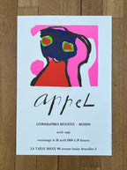 Karel Appel Original Kunstausstellung Plakat - 15.0"×22.0" (38×56cm)