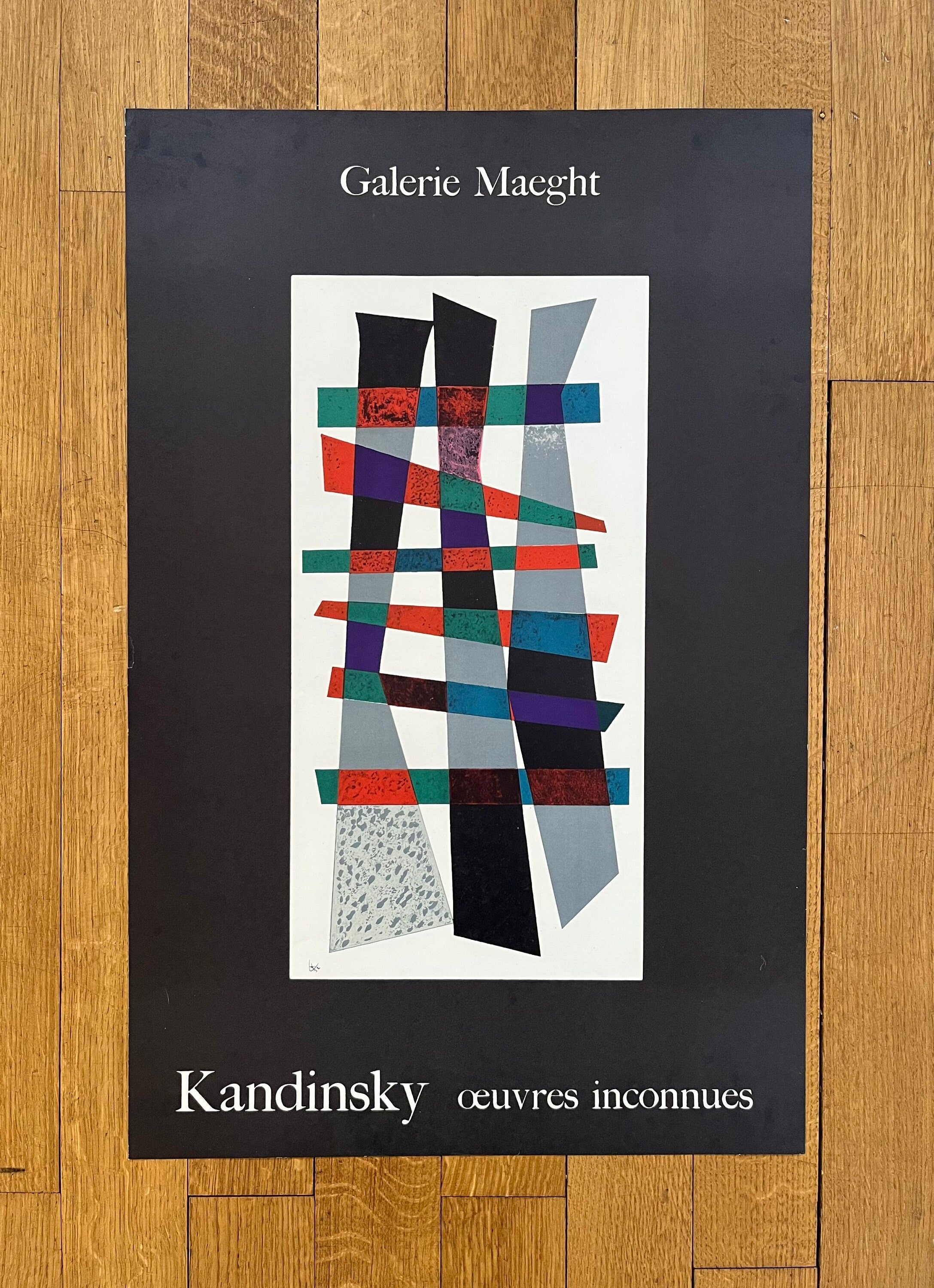 Wassily Kandinsky art exhibition poster - 18.1"×27.8" (46×70.5cm)