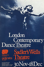 Crickmay London Contemporary Dance Theatre art poster - 19.9"×29.7" (50.6×75.5cm)