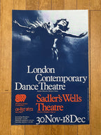 Crickmay London Contemporary Dance Theatre art poster - 19.9"×29.7" (50.6×75.5cm)