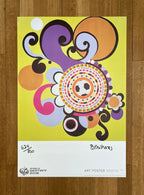 Beatriz Milhazes signed football poster - 26.0"×38.2" (66×97cm)