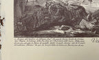 Original Piranesi-Kunstdruckplakat gebraucht - 42×56cm