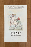 Roland Topor original art poster - 14.8"×23.6" (37.5×60cm)