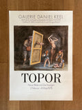 Roland Topor original art poster - 19.1"×26.8" (48.5×68cm)