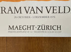 Bram van Velde original art poster - 16.7"×28.0" (42.5×71cm)
