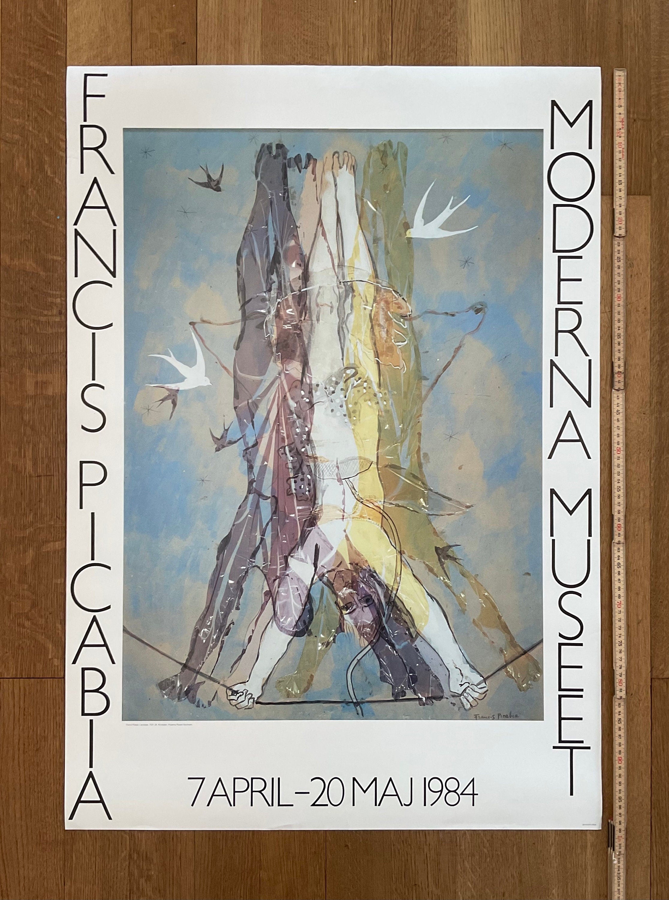 Francis Picabia original art poster - 27.6"×39.4" (70×100cm)