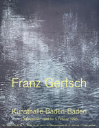 Franz Gertsch original art exhibition poster - 23.4"×30.1" (59.5×76.5cm)