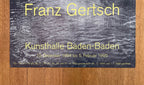 Franz Gertsch original art exhibition poster - 23.4"×30.1" (59.5×76.5cm)