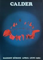 Alexander Calder original art poster - 19.5"×27.4" (49.5×69.5cm)