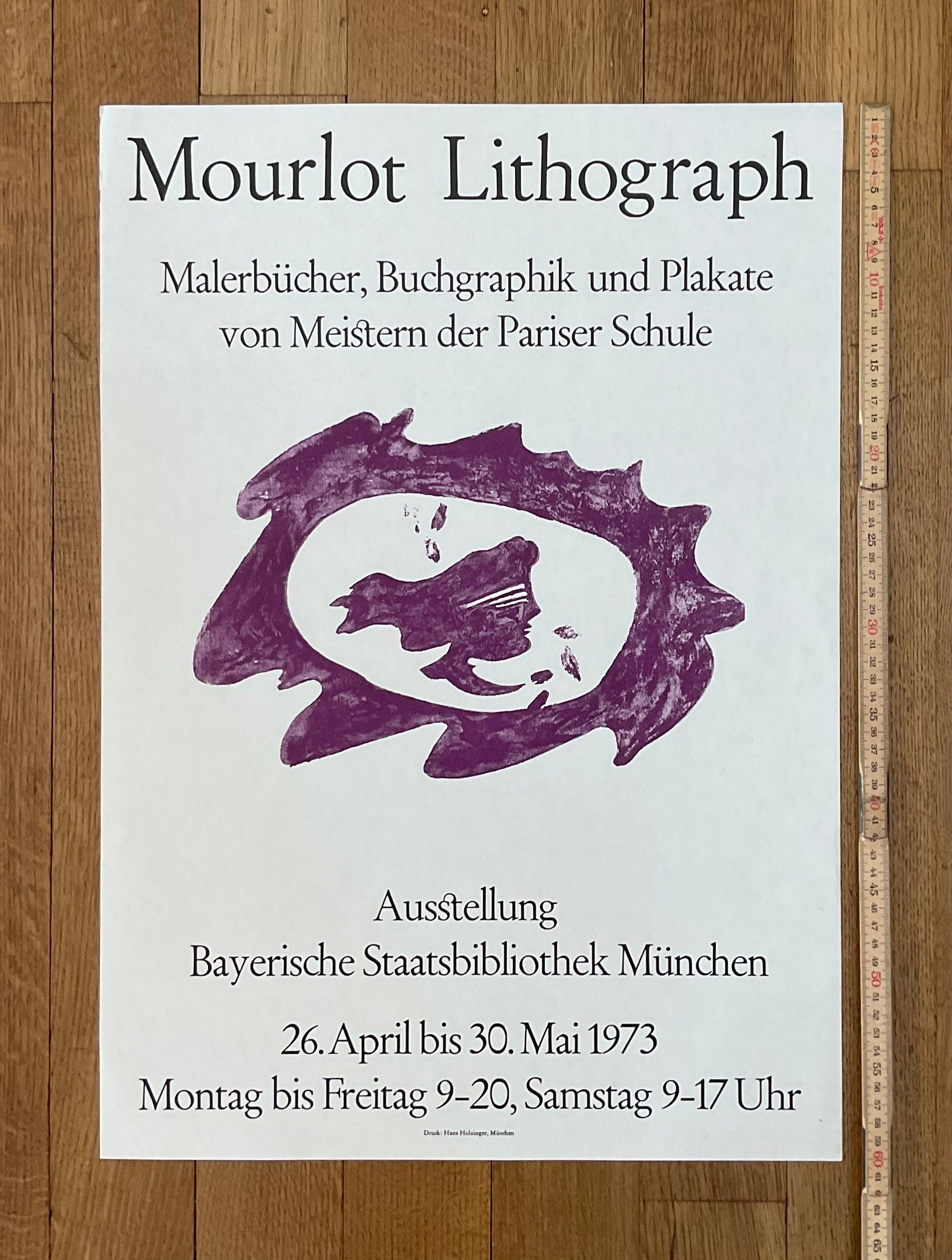 Georges Braque original art poster Mourlot - 16.9"×24.0" (43×61cm)