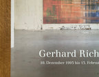 Gerhard Richter Original-Kunstplakat, gefaltet - 59,5×84 cm