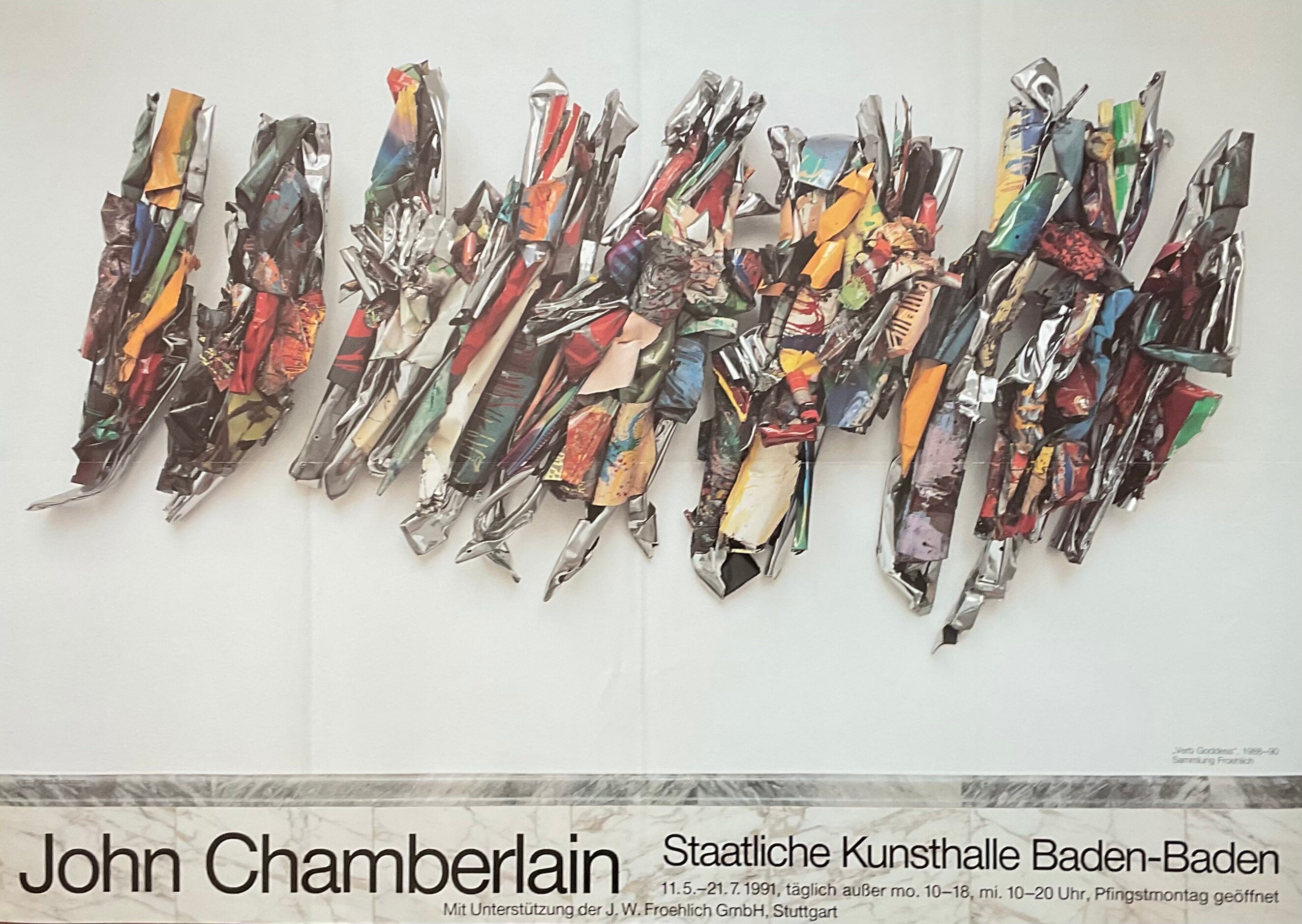 John Chamberlain Original-Kunstposter, gefaltet - 84×59,5 cm