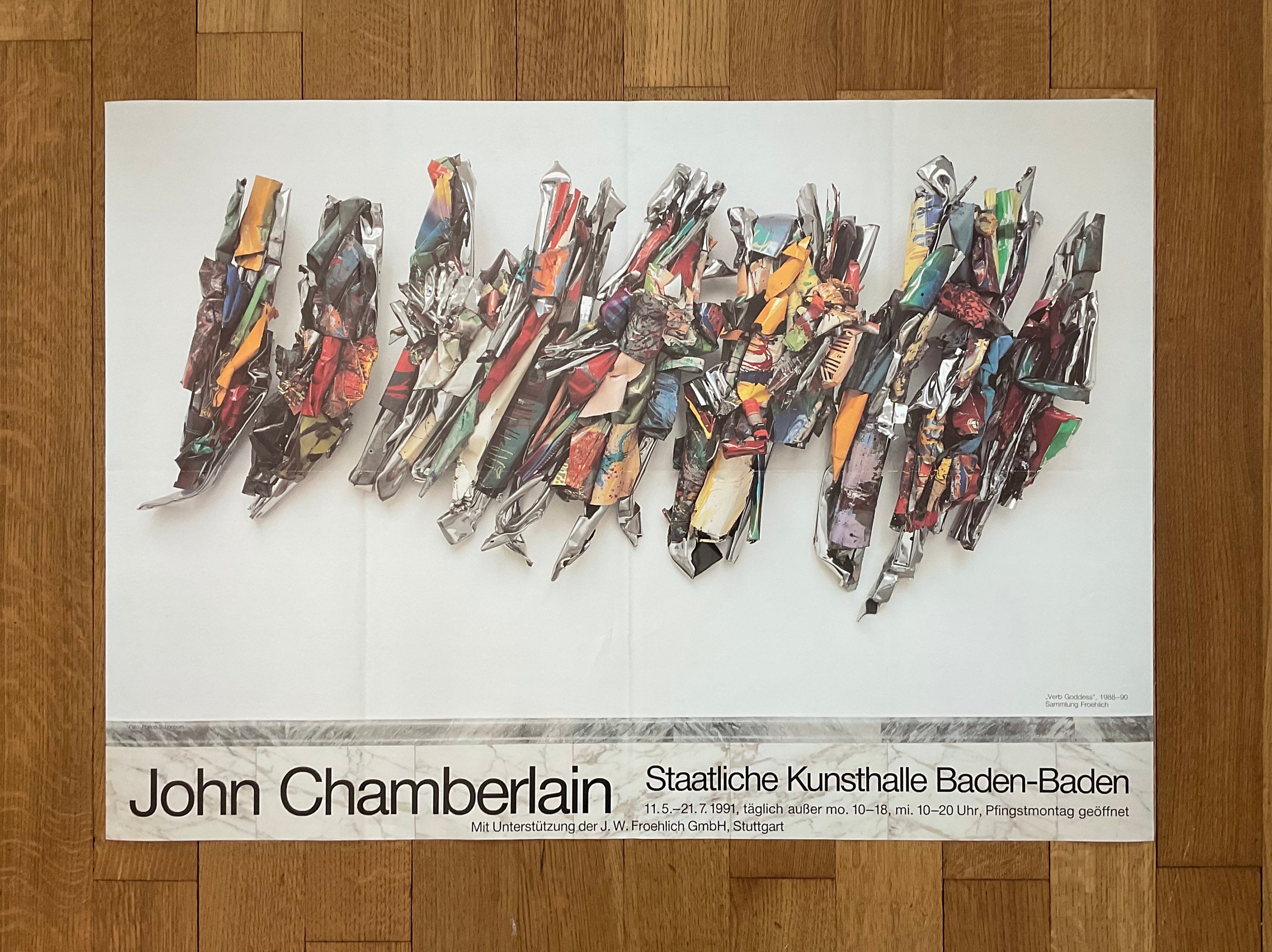 John Chamberlain Original-Kunstposter, gefaltet - 84×59,5 cm