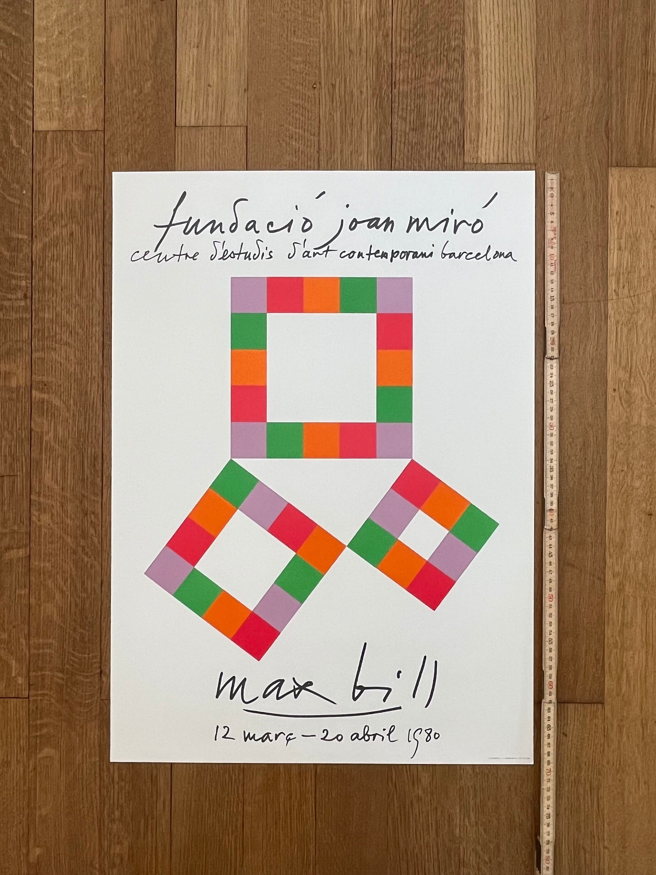 Max Bill originales Kunstplakat – 50×70 cm