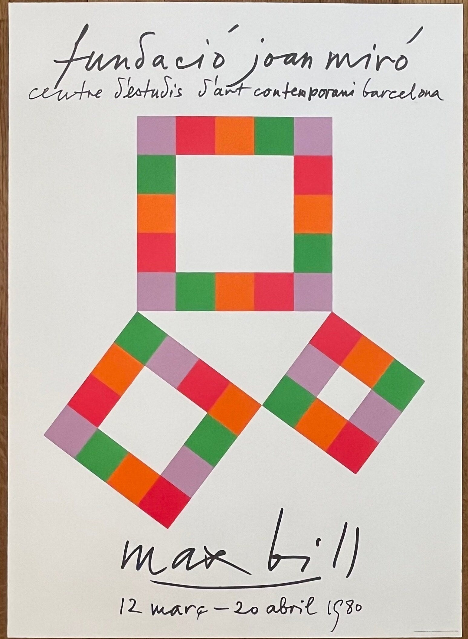 Max Bill originales Kunstplakat – 50×70 cm