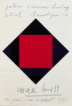 Max Bill originales Kunstplakat – 48×70 cm