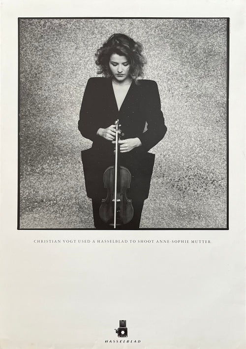 Ann-Sophie Mutter original photography poster - 16.5"×23.6" (42×60cm)