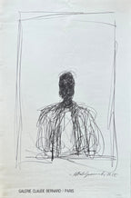 Alberto Giacometti original art poster - 16.9"×25.4" (42.9×64.5cm)