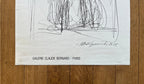 Alberto Giacometti original art poster - 16.9"×25.4" (42.9×64.5cm)