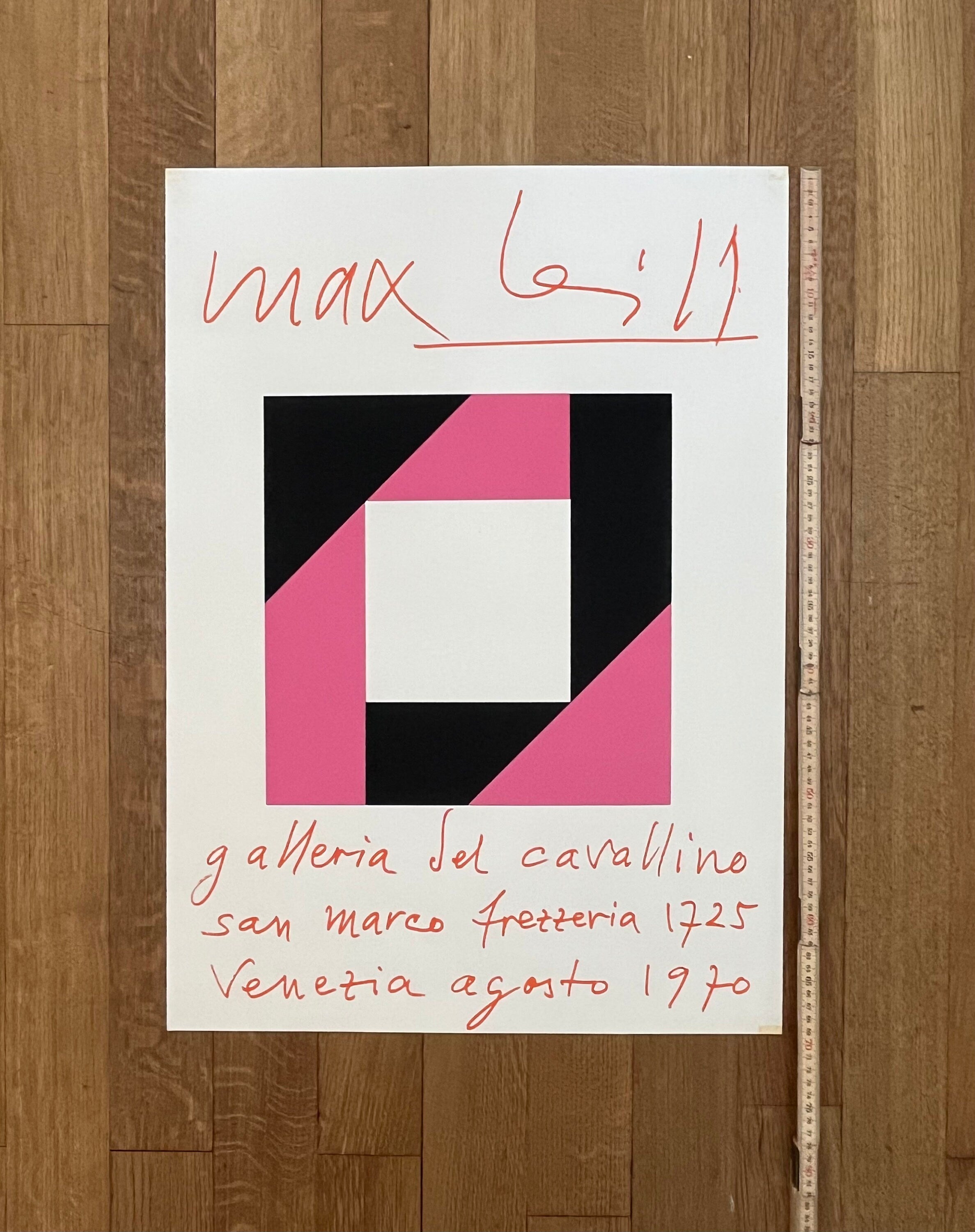 Max Bill Original-Kunstplakat – 50×70cm