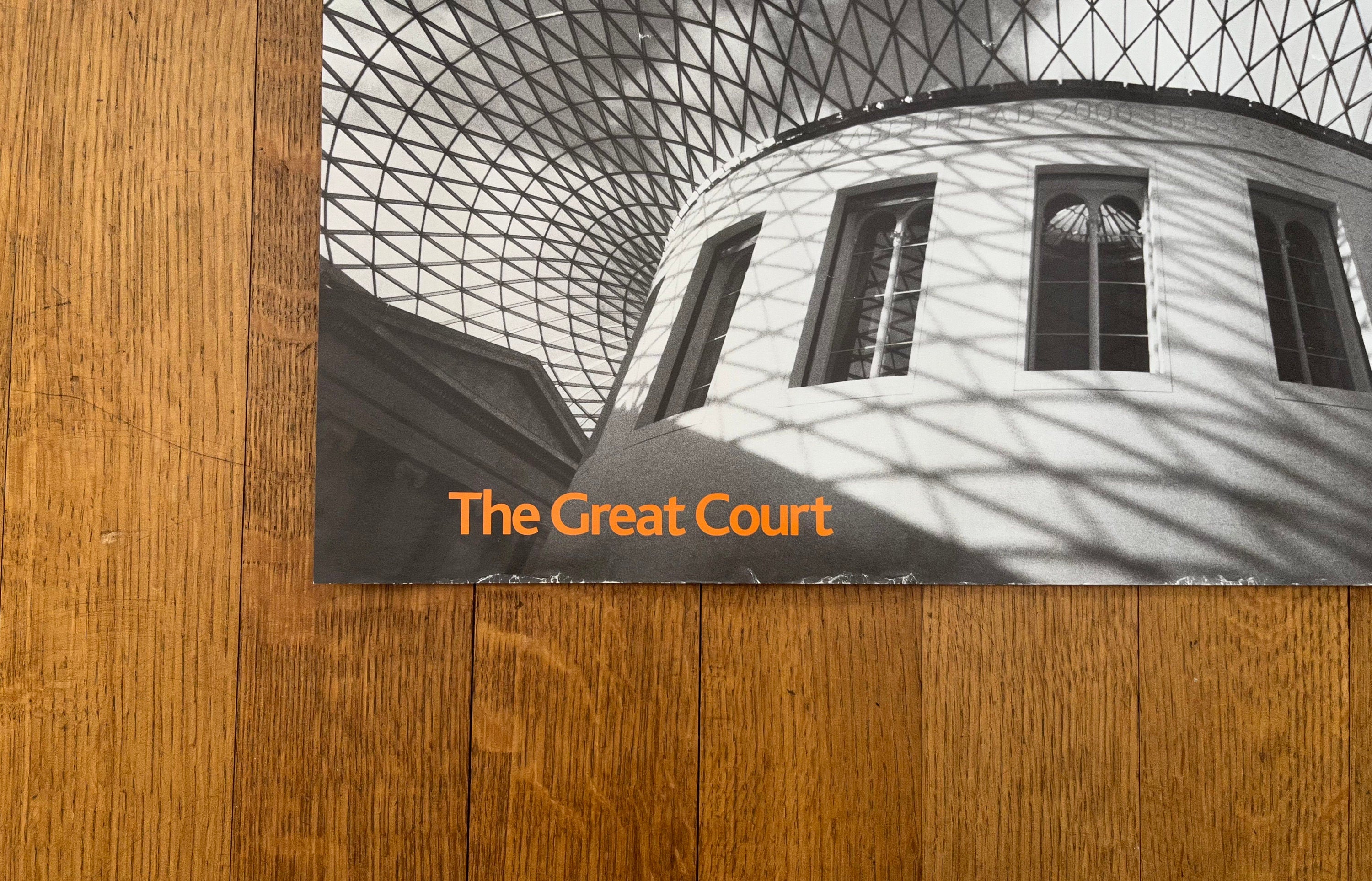 The Great Court original art poster - 23.2"×16.5" (59×42cm)