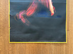 Irene Patten großes originales Kunstposter, gebraucht, gefaltet, Lady in Red - 22.0"×45.9" (56×116.5cm)