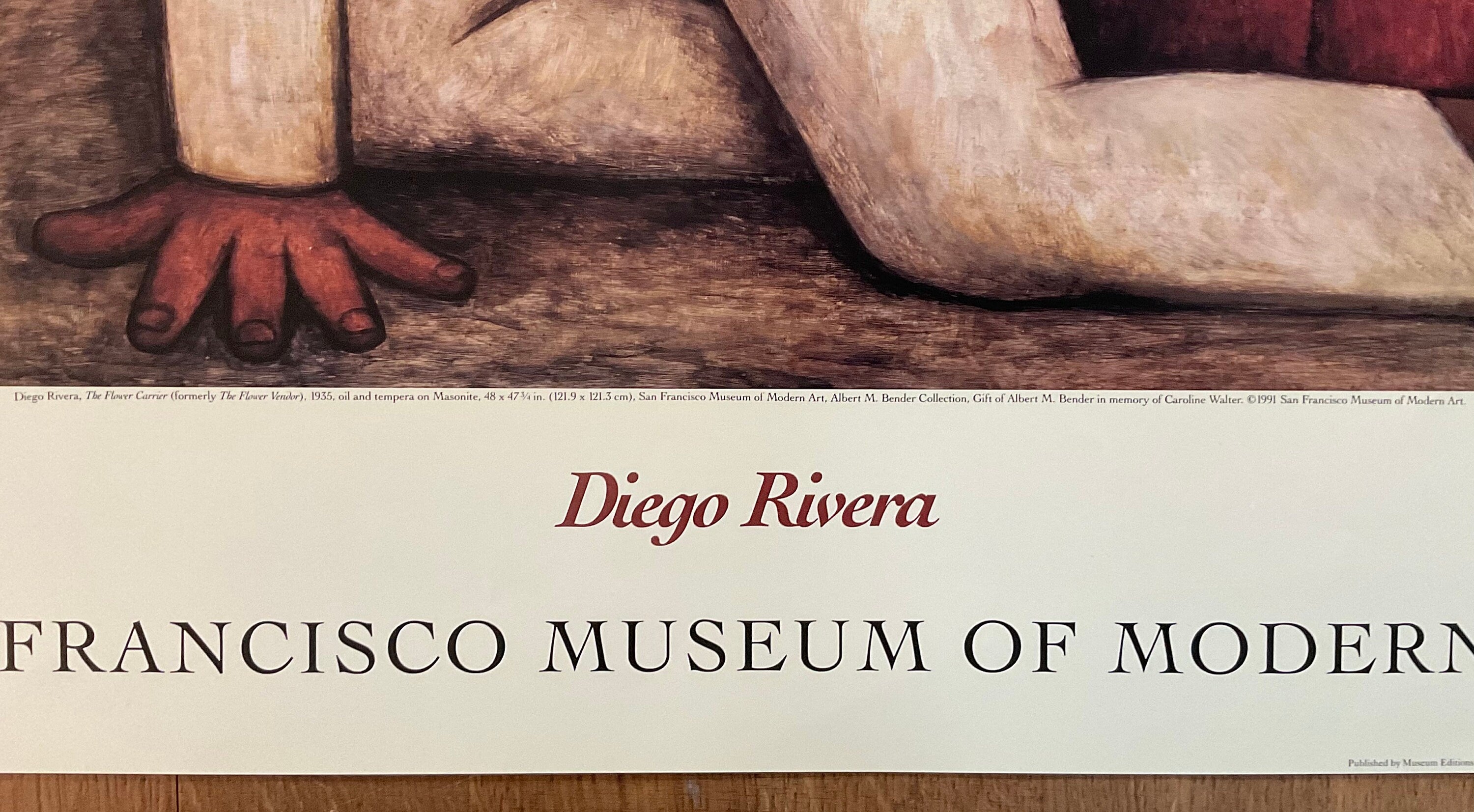 Diego Rivera Kunstausstellungsposter - 26.8"×31.3" (68×79.5cm)