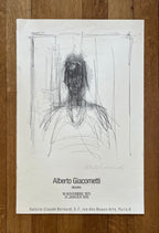 Alberto Giacometti original art poster - 16.9"×25.6" (43×65cm)