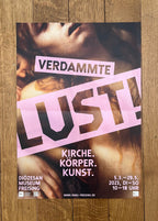 Verdammte Lust Original-Kunstposter gefaltet – 29,6×42cm (11.7"×16.5")