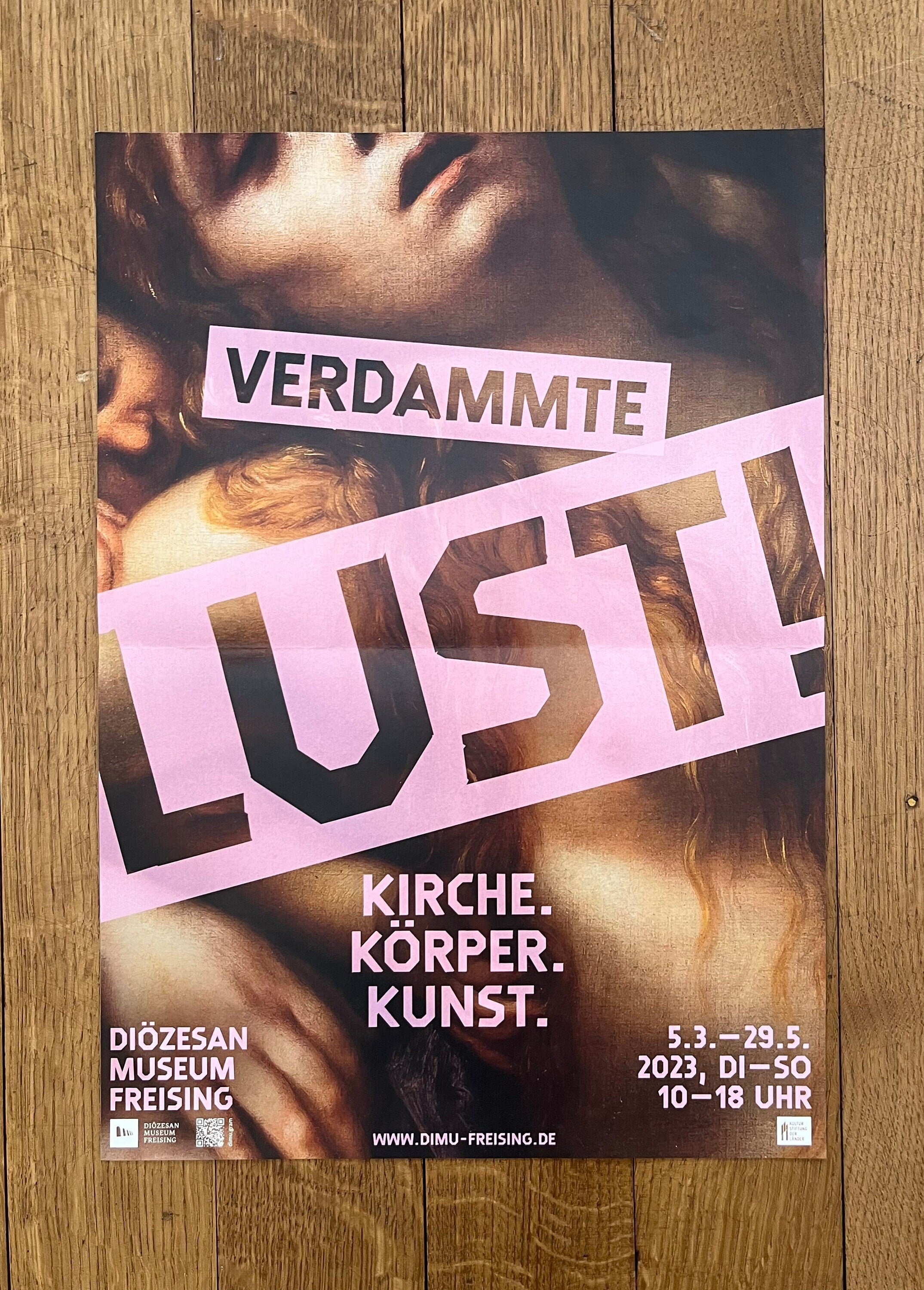 Verdammte Lust Original-Kunstposter gefaltet – 29,6×42cm (11.7"×16.5")