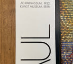 Paul Klee original art exhibition poster - 33.9"×24.0" (86×61cm)