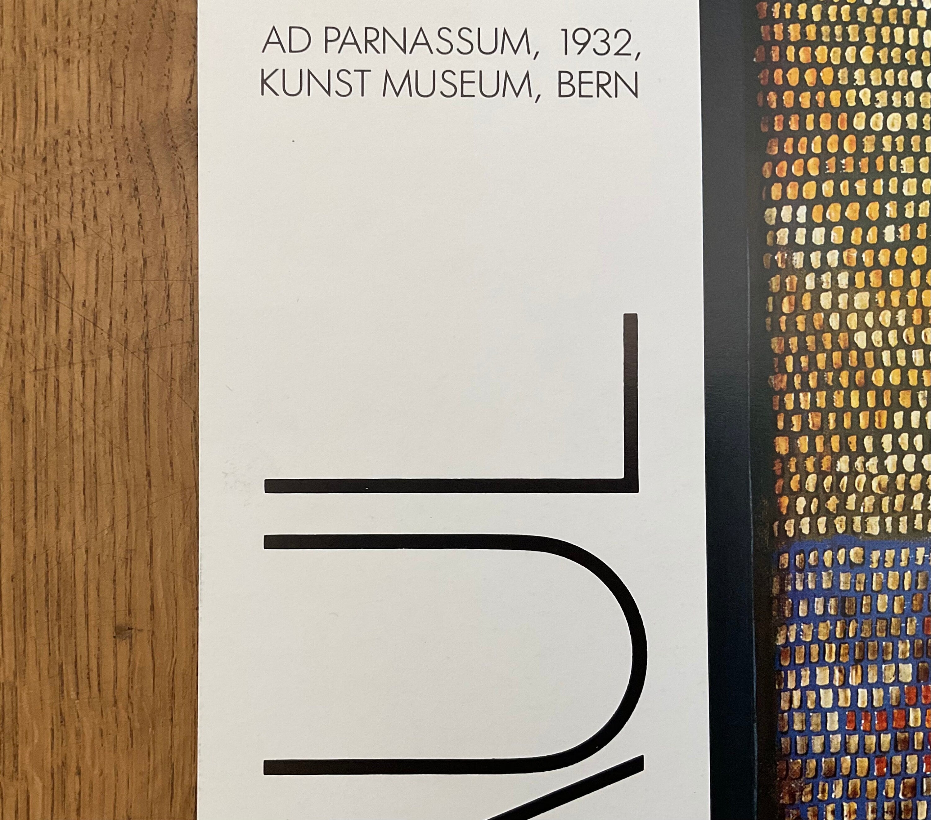 Paul Klee original art exhibition poster - 33.9"×24.0" (86×61cm)