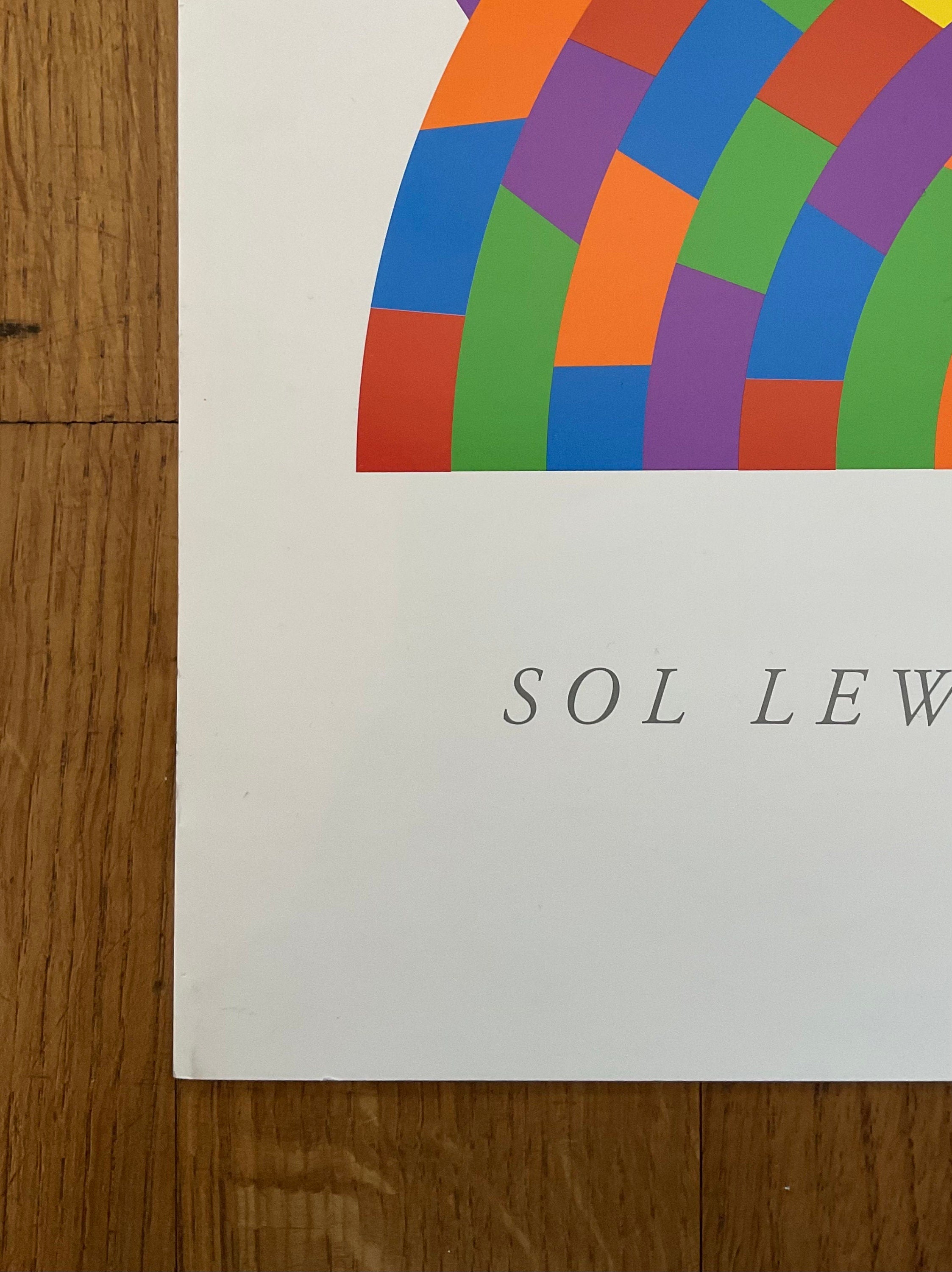 Sol Lewitt Original-Ausstellungsplakat – 41.9"×15.9" (106.5×40.5cm)