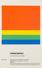 Rafael Pérez art exhibition poster - 17.7"×28.3" (45×72cm)